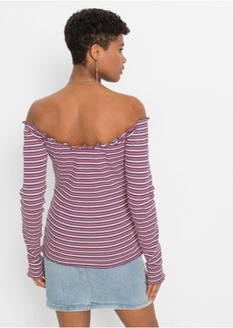 BA122 BLUZKA DAMSKA 1szt CARMEN 36/38 W PASKI