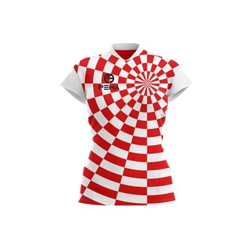 Женская волейбольная футболка PEHA Hypnotic - бесплатная печать