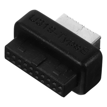 Adapter USB na panelu przednim 19-pinowy na USB typu E