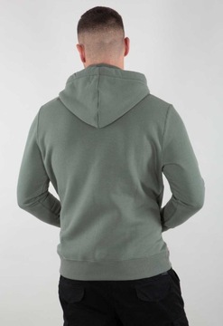 Alpha Industries Basic Hoody vintage zelená XL mikina