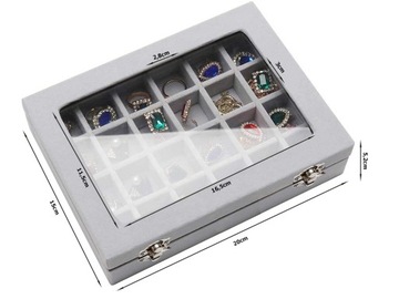 ШКАТУЛКА ДЛЯ ЮВЕЛИРНЫХ УКРАШЕНИЙ ШКАТУЛКА-ОРГАНИЗАТОР ДЛЯ ЮВЕЛИРНЫХ ИЗДЕЛИЙ С РЕГУЛИРУЕМЫМИ ОТДЕЛЕНИЯМИ