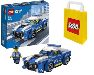 LEGO CITY — Полицейская машина 60312 + ПОДАРОЧНЫЙ БУМАЖНЫЙ ПАКЕТ — LEGO