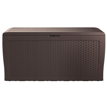 САДОВЫЙ ЯЩИК ДЛЯ БАЛКОНА KETER САМОА РОТАНГ 270Л КОРИЧНЕВЫЙ