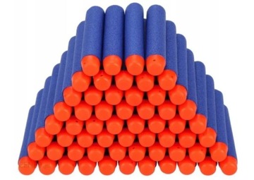 100 SZTUK STRZAŁEK DO WYRZUTNI NERF N-STRIKE NABÓJ