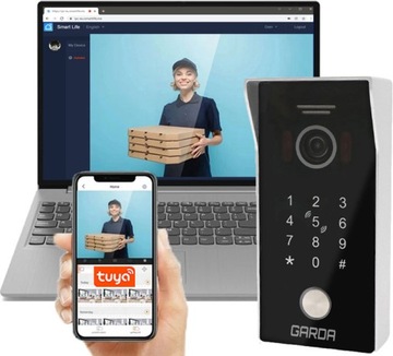 Wideodomofon WiFi Wideo, domofon na telefon GSM