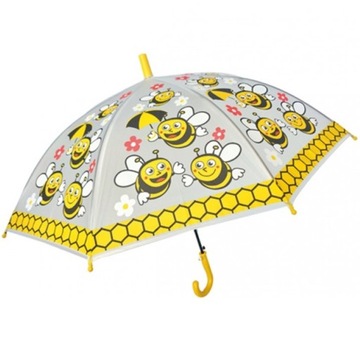Parasolka dziecięca, Pszczółki, rozkładana, 96 cm