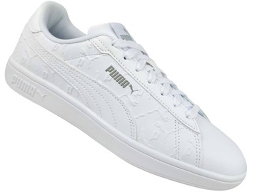 PUMA SMASH 3.0 SUPERLOGO 395090 02 BUTY TRAMPKI TENISÓWKI DAMSKIE BIAŁE