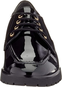 Oxfordki buty damskie Högl 0-101204 czarne r. 37,5