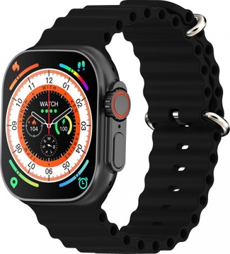 Умные часы Kiano Watch Solid Ultra W69 черные IP68 350 мАч