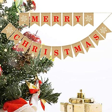 Girlanda Baner Merry Christmas Święta CZYTAJ OPIS