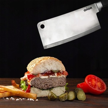 Колун кухонный стальной для мяса, овощей, большой, универсальный, 18 см / Орион