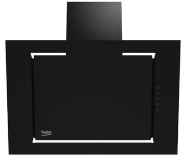 Okap skośny Beko HCA 62321B 3 poziomy mocy czarny