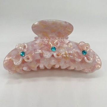 Muweordy Flower Hair Clip Acetate Claw Clip Pear