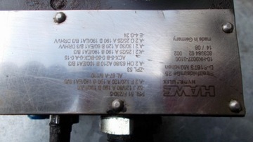 ГИДРАВЛИЧЕСКИЙ РАСПРЕДЕЛИТЕЛЬ HAWE ЕСТЬ СЕКЦИИ