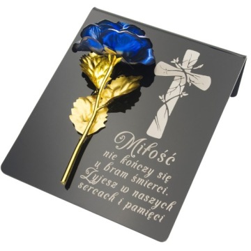 Украшение для могилы Eternal Rose Stand для гравированного кладбища Znicz