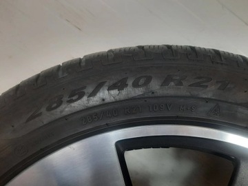 FELGI KOMPLET KOŁA AUDI Q7 4M Q8 21'' 9,5J ET31 4M0601025E