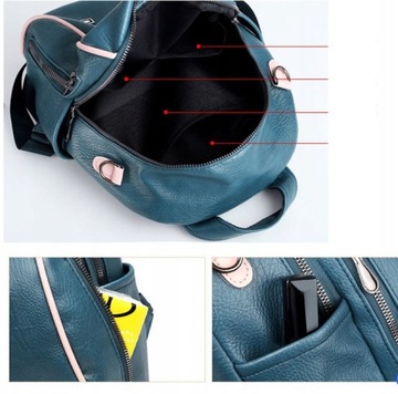 ЖЕНСКИЙ МОДНЫЙ КОЖАНЫЙ РЮКЗАК, ГОРОДСКАЯ СУМКА