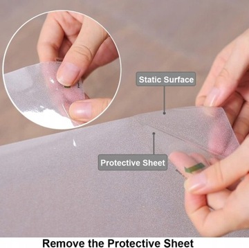 МОЛОЧНО-МАТОВАЯ ЗАЩИТНАЯ МАТОВАЯ ПЛЕНКА ДЛЯ ОКОН 90x200