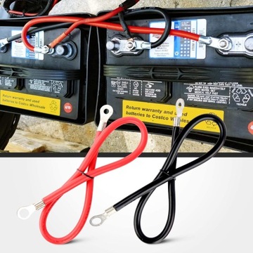 20-дюймовые силовые инверторные кабели 6AWG с клеммами