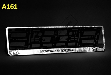 Ramka Metallica METAL do tablic rejestracyjnych na tablice rejestracyjną