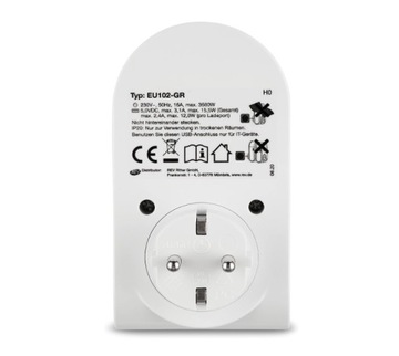 Зарядное устройство REV FLEX USB 3в1 с подсветкой Micro USB-C