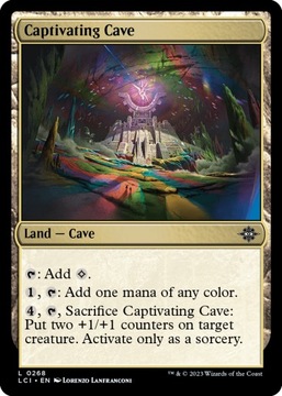 MTG 4x Captivating Cave FOIL