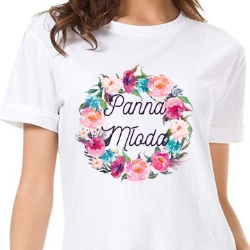 T-SHIRT KOSZULKA PANNA MŁODA PANIEŃSKI XXL 1 Y3