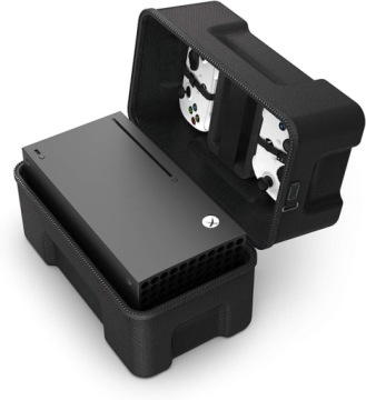 ЖЕСТКИЙ ЧЕХОЛ-ЧЕМОДАН XBOX SERIES X TRAVEL BAG для консоли, пэдов и кабелей
