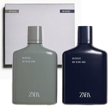 ZESTAW ZARA W END TILL 8.00 PM WEND TILL 3.00 EDT 2X100ML PERFUMY MĘSKIE