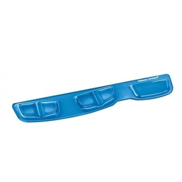 Podkładka do klawiatury Fellowes Health-V Crystal ergonomiczna żelowa, nieb
