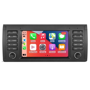 Radio GPS Navigation CarPlay Android Auto for BMW 5 Series E39 X5 E53 M5