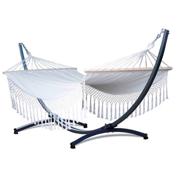 POTENZA Stelaż ocynk 220kg + Hamak SANTIA XL z pop