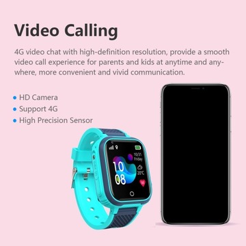 IP67 Kids Smart Watch Tracker GPS WIFI Wideo