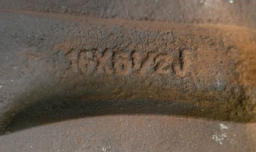 4× DISK HLINÍK MAZDA 6.5" X 16" 5X114.3