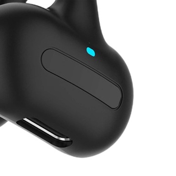 Водонепроницаемые наушники с зажимом для ушей и микрофоном, маленькие, черные.