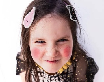 Заколки для волос с изображением тыквы и котенка-призрака на Хэллоуин