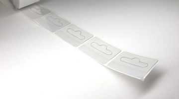 ЕВРОВЕШАЛКА 50мм х 50мм ГИБКАЯ С КЛЕЕМ, самоклеящаяся