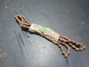 СТАРАЯ ВИНТАЖНАЯ ЦЕПЬ ROMET ДЛЯ ВЕЛОСИПЕДА ПРЕДОМ