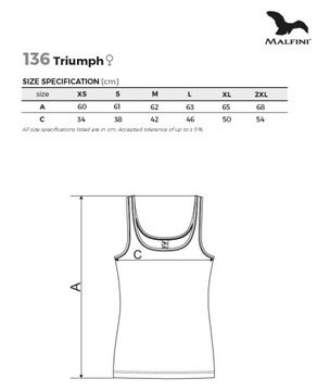 ФУТБОЛКА ЖЕНСКАЯ TRIUMPH MALFINI COTTON M