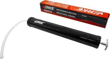 Verke V86333 Odsysarka ręczna metalowa 1000ml