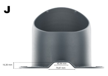 Изолированный вентиляционный дымоход HiVent fi150 АНТРАЦИТ 7016 металлочерепица