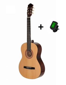 GITARA KLASYCZNA 4/4 AMBRA AC-06 JAK HOHNER HC-06 + GRATIS STROIK / TUNER