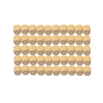 EMPTY SQUARE Кубики для крафта без упаковки, 50 шт.