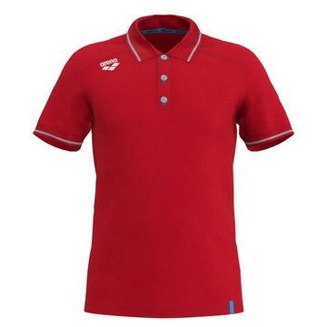 Koszulka Arena Team Poloshirt Solid Cotton RED XXL
