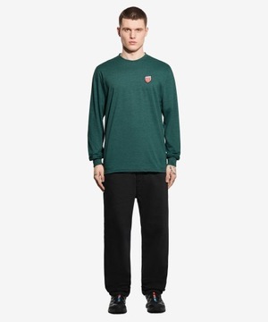 Męska zielona koszulka z długim rękawem longsleeve PROSTO Triz S