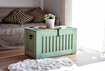 ECOSTYL ДЕРЕВЯННЫЙ ЯЩИК - цвет МЯТА, 140л
