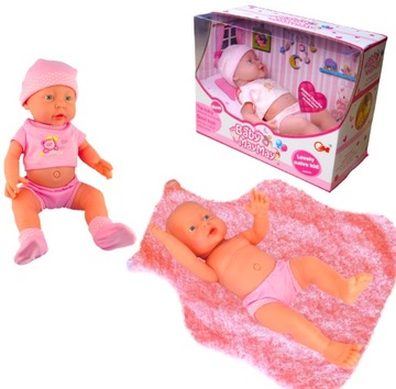 LALKA BOBAS JAK NIEMOWLĘ REBORN GUMOWA MÓWI ŚPIEWA 42 CM