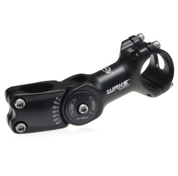 Regulowany wspornik kierownicy WAKE Mostek regulowany 31,8 90