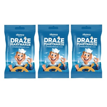 Skawa Draże Marynarz Śmietankowe 70g x 3 szt