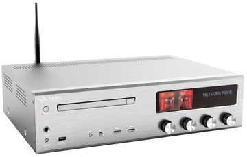 TAGA HTR-1500CD Silver CD 2.0 DAB+ BT strming, Tidal, Spotify, Deezer